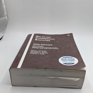 Selected Commercial Statutes, 2022 Edition (Selected Statutes)